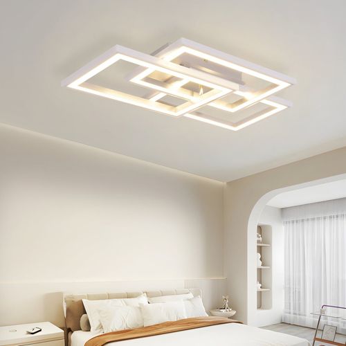 Plafonnier LED Rgb Avec Télécommande Et Intensité Variable Pour Chambre à Coucher
