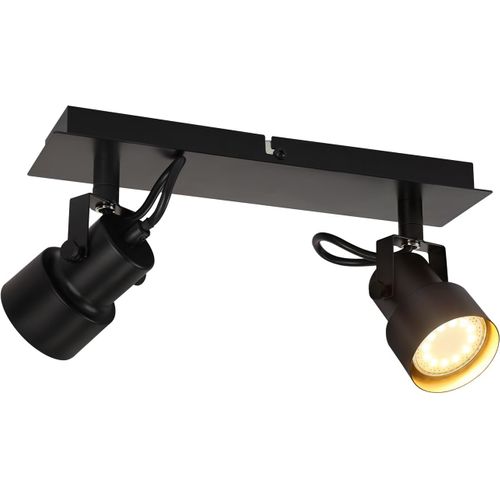 Plafonnier Vintage Noir Gu10 - Éclairage Chic Pour Cuisine Et Salon