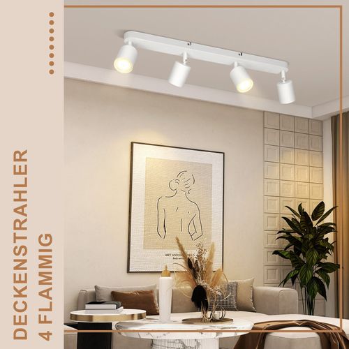 Plafonnier LED Rond Moderne Gu10 Pour Salon Et Chambre à Coucher