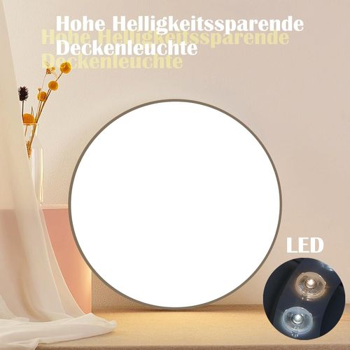 Plafonnier LED Moderne Ip44 Avec Télécommande - Lampe De Couloir Et Cuisine
