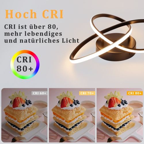 Plafonnier LED Design Géométrique Avec Contrôle Dimmable - 40cm