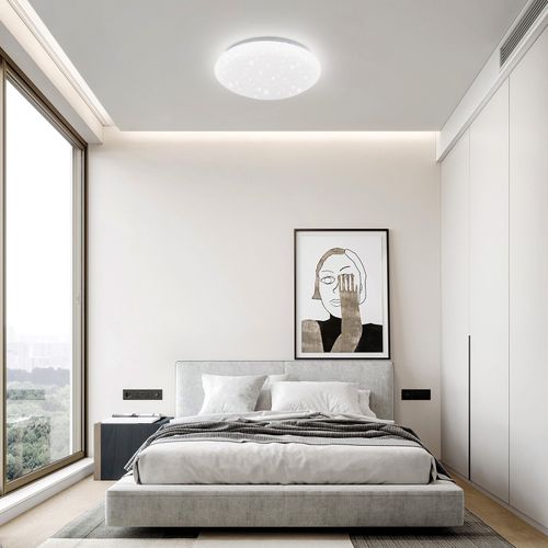 Plafonnier LED Ciel Étoilé Ø25cm Pour Chambre à Coucher - 12w Éclairages Modernes
