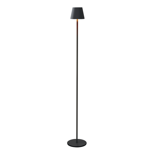 Lampadaire LED Dimmable Moderne Sans Fil 125 Cm - Éclairage De Bureau Noir