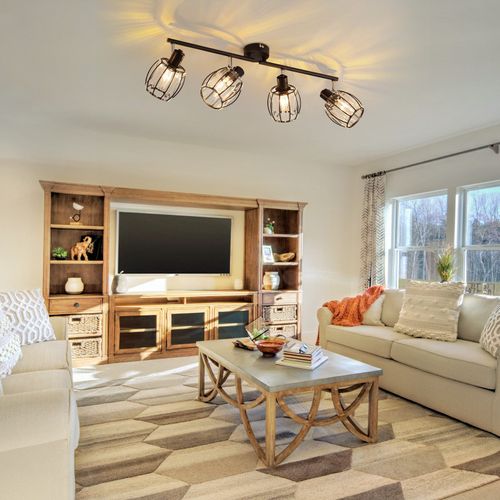 Plafonnier Rétro 4 Flammes E14 En Cristal Pour Hôtel - Éclairage Élégant