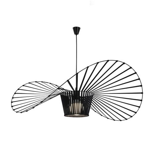 Suspension LED Moderne Noir E27 Pour Salle à Manger 100 Cm - Élégance Et Design Contemporain