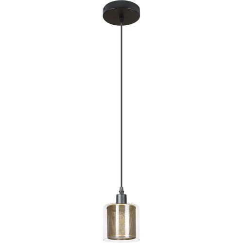Lampe Suspendue Vintage En Métal Et Verre Pour Table à Manger E14 - Design Rétro Industriel