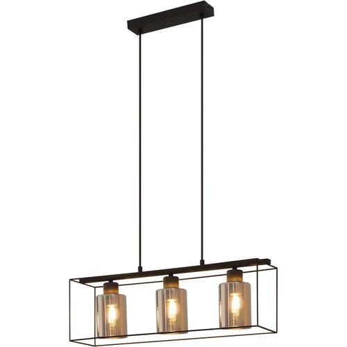 Lampe Suspendue Vintage à 3 Flammes En Verre E27 Pour Salle à Manger Et Cuisine