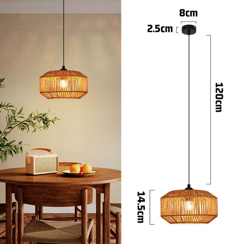 Suspension Lanterne Vintage E27 Pour Salle à Manger Et Couloir - Design Élégant