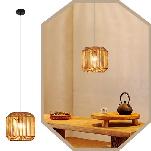 Suspension Lanterne Vintage 1 Flamme E27 Pour Salle à Manger Et Couloir