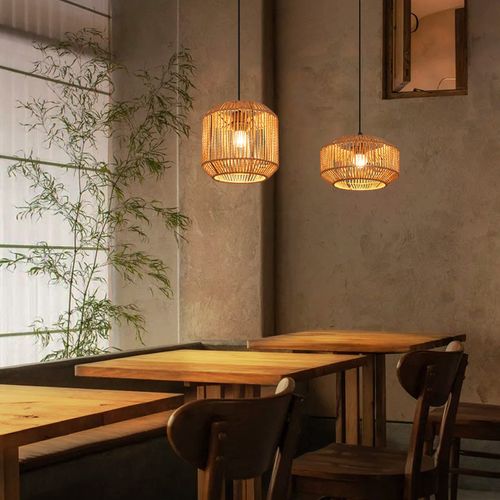 Suspension Lanterne Vintage 1 Flamme E27 Pour Salle à Manger Et Couloir