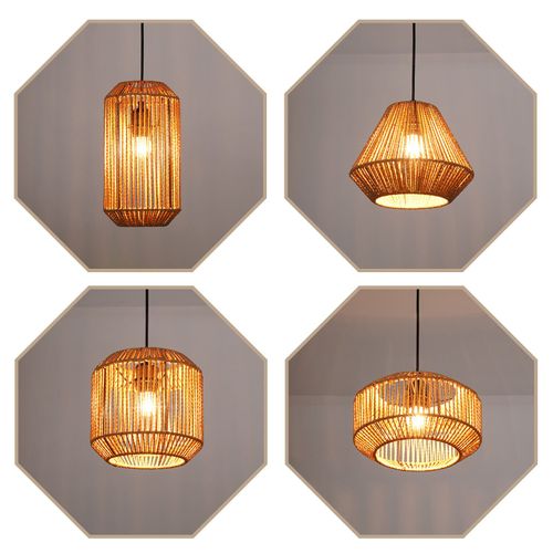 Suspension Lanterne Vintage 1 Flamme E27 Pour Salle à Manger Et Couloir