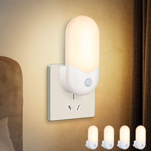 Veilleuse LED Prise De Courant Avec Capteur Crépusculaire Pour Enfants Et Couloir