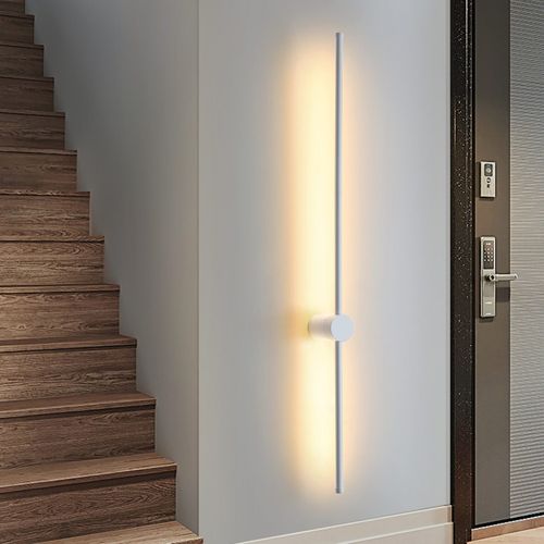 Applique Murale LED Moderne 100cm Blanc 3000k Pour Salon Et Couloir