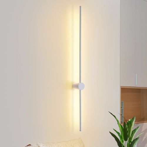 Applique Murale LED Moderne 100cm Blanc 3000k Pour Salon Et Couloir