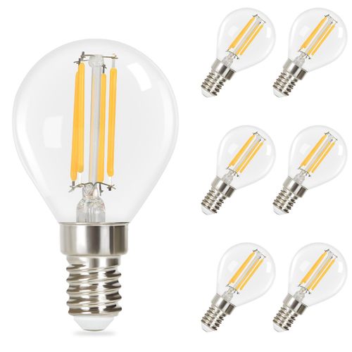 Ampoule LED 6er Vintage Edison Blanc Chaud Filament Rétro Pour Hôtel Maison