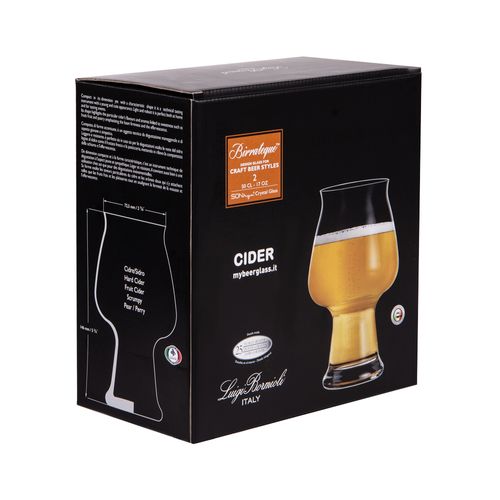 Coffret 2 Birrateque Cidre 50 Cl En Cristallin