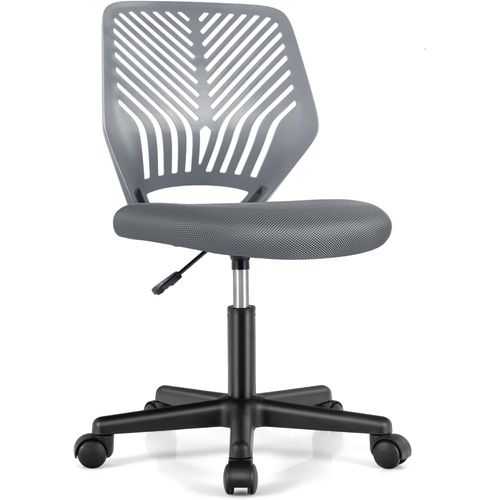Chaise De Bureau Pivotante Enfants Avec Hauteur Réglable 77-89cm, Scharge 150kg (gris)