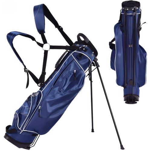 Sac De Golf Trépied à Compartiments à 4 Voies, Sac De Transport Pour Golf Avec 4 Poches Zippée