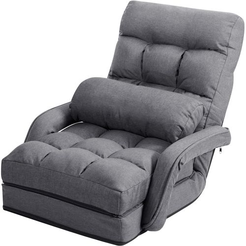 Fauteuil De Salon, Fauteuil Convertible 1 Place Avec Oreiller, Canapé-lit Convertible (gris)