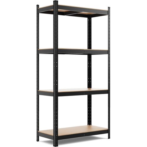 Rayonnage Métallique Etagère De Rangement Capacité De Charge 520kg, 40 X 80 X 160 Cm (noir)