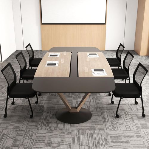 Lot De 2 Chaises De Salles De Réunion Empilables, Chaises De Bureau En Maille, Charge 125 Kg, Noir