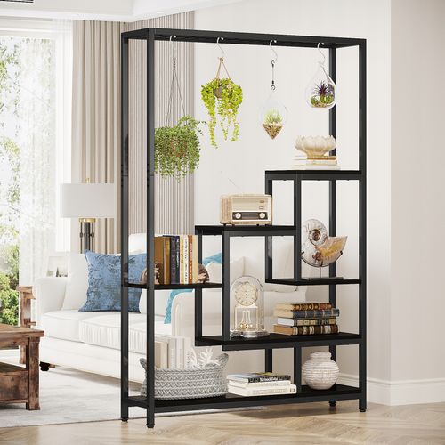 Support Pour Plantes D'intérieur à 5 Niveaux 10 Crochets De Suspension En S