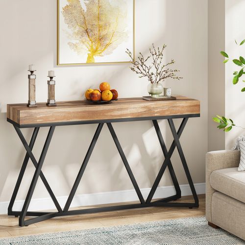 Table Console De 140cm, Pour Couloir, Salon, Entrée