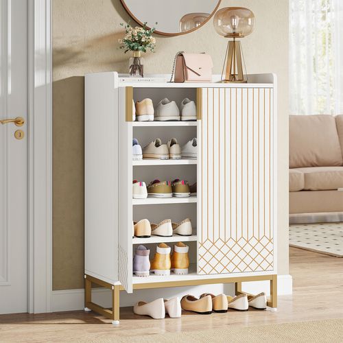 Meuble De Rangement à Chaussures Armoire, Blanc