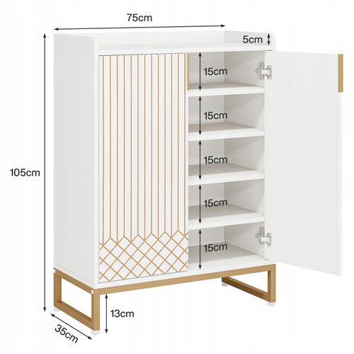 Meuble De Rangement à Chaussures Armoire, Blanc