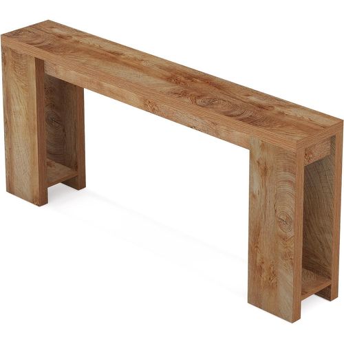 Table Console Pour Petits Espaces, Table Basse En Bois De Style Maison De Campagne Pour Entrée