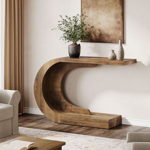 Table Console, Table D'appoint Vintage, 110 X 35 X 75 Cm, Console Meuble Pour Entrée