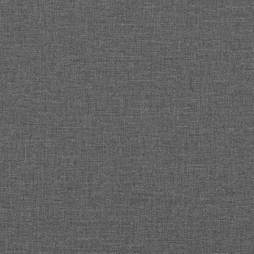 Ensemble De Canapés 3 Pièces Avec Coussins Gris Foncé Tissu