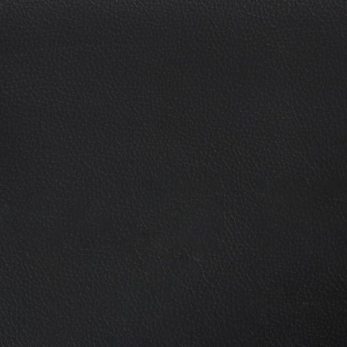 Ensemble De Canapés 3 Pièces Avec Coussins Noir Similicuir