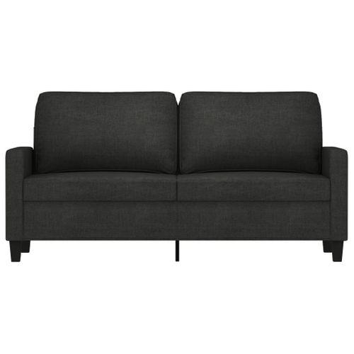 Canapé à 2 Places Jyqf Noir 140 Cm Tissu