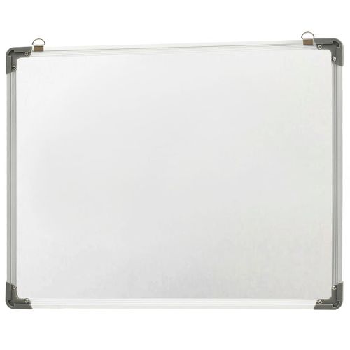 Tableau Blanc Magnétique Effaçable à Sec Blanc 90x60 Cm Acier