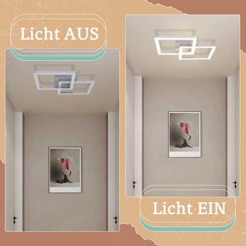 Plafonnier LED Plafonnier Salon - Lampe De Cuisine Design Moderne 24w 3000k Lampe De Salon