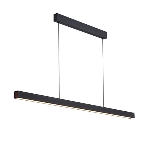 Suspension LED Salle à Manger Noir Dimmable Avec Télécommande 37w Moderne Cct