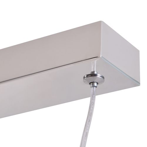 Suspension Design à 4 Lampes en Cristal - Lustre Bar Verre G9, Idéal pour Salle à Manger ou Comptoir