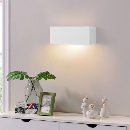 Applique Murale Intérieure G9 - Lampe Moderne En Plâtre Blanc Pour Chambre Escalier Couloir