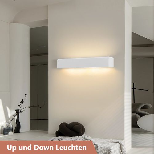 Applique Murale Intérieure G9 - Lampe Moderne En Plâtre Blanc Pour Chambre Escalier Couloir