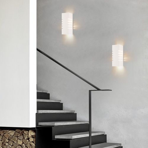 Applique Murale D'intérieur Vers Le Haut Et Vers Le Bas Lumière Blanche E14 Pour Escalier Et Couloir