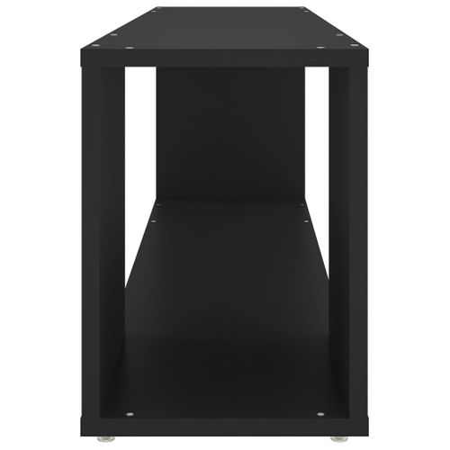 Meuble TV Noir 100x24x32 Cm Bois D'ingénierie