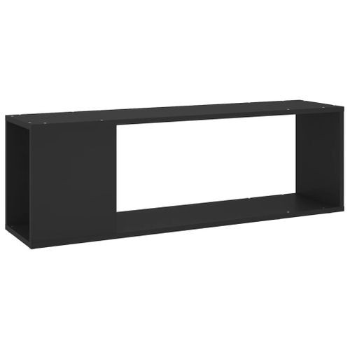 Meuble TV Noir 100x24x32 Cm Bois D'ingénierie