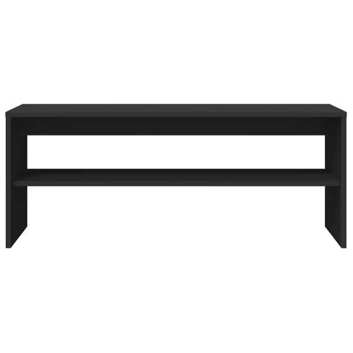 Meuble TV Noir 100 X 40 X 40 Cm Aggloméré