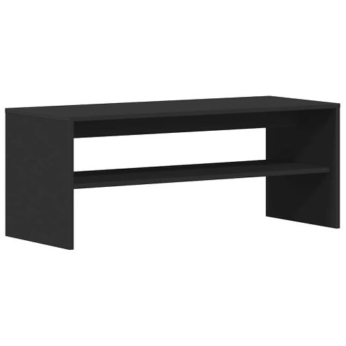 Meuble TV Noir 100 X 40 X 40 Cm Aggloméré