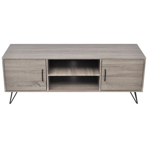 Meuble TV 120x40x45 Cm Gris