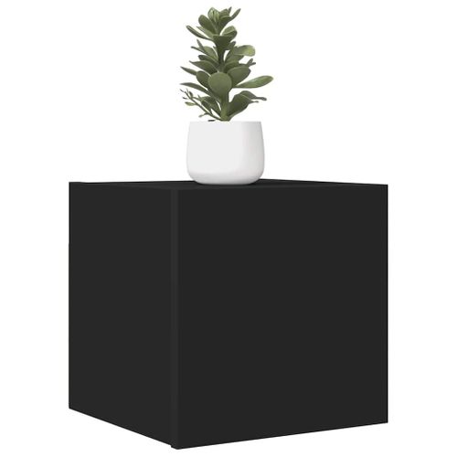 Meubles TV Muraux 2 Pièces Noir 30,5x30x30 Cm