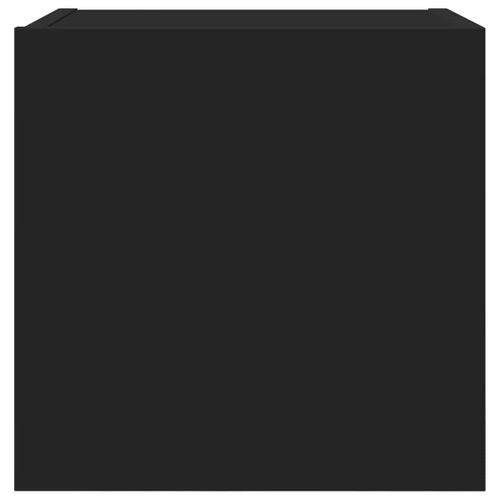 Meubles TV Muraux 2 Pièces Noir 30,5x30x30 Cm