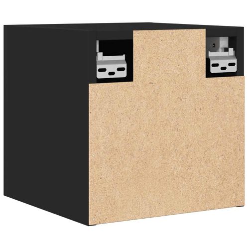 Meubles TV Muraux 2 Pièces Noir 30,5x30x30 Cm
