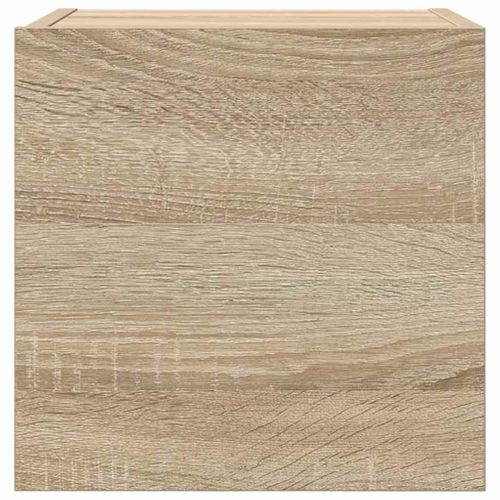 Meuble TV Mural Chêne Sonoma 30,5x30x30 Cm